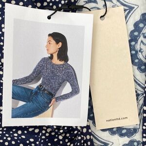 Nation LTD Mandy Top in Confetti